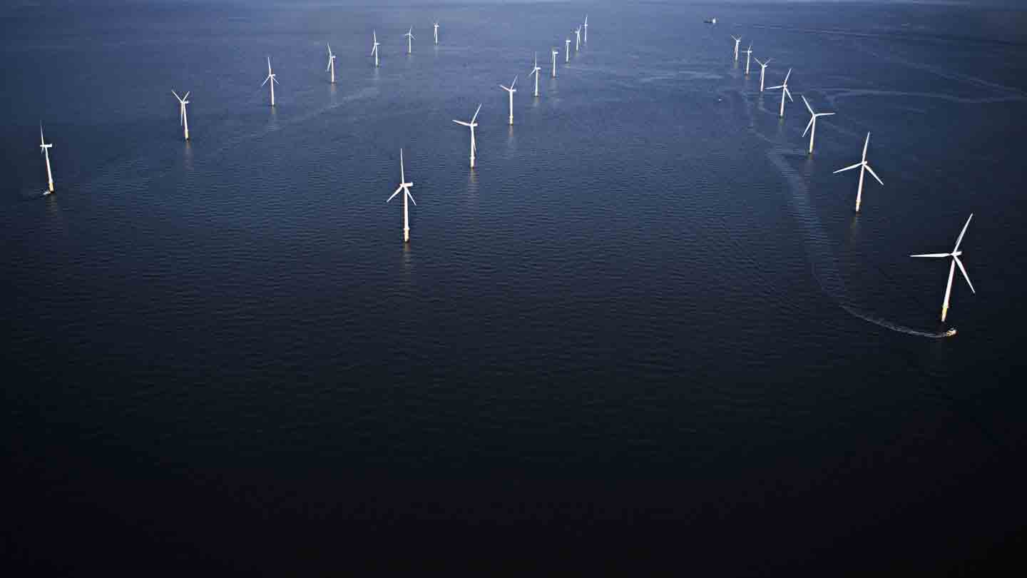Hornsea 2 offshore wind farm in the UK